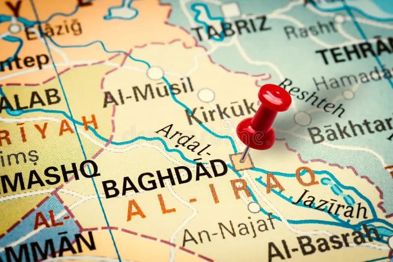 Baghdad map